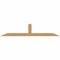 Ekena Millwork Portland Timber Gable Bracket, Western Red Cedar, 108"W x 22"H x 5 1/2"D x 5 1/2"F, 5/12 Pitch GBW108X22X0606POR00SWR - alternate 1